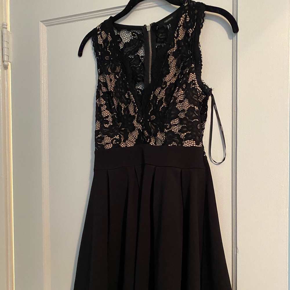 Forever 21 Black + Nude Dress